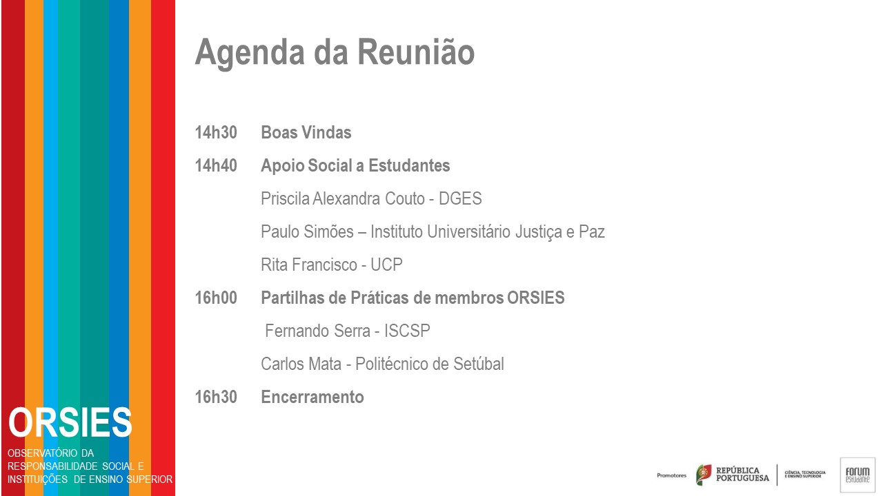ORSIES Agenda